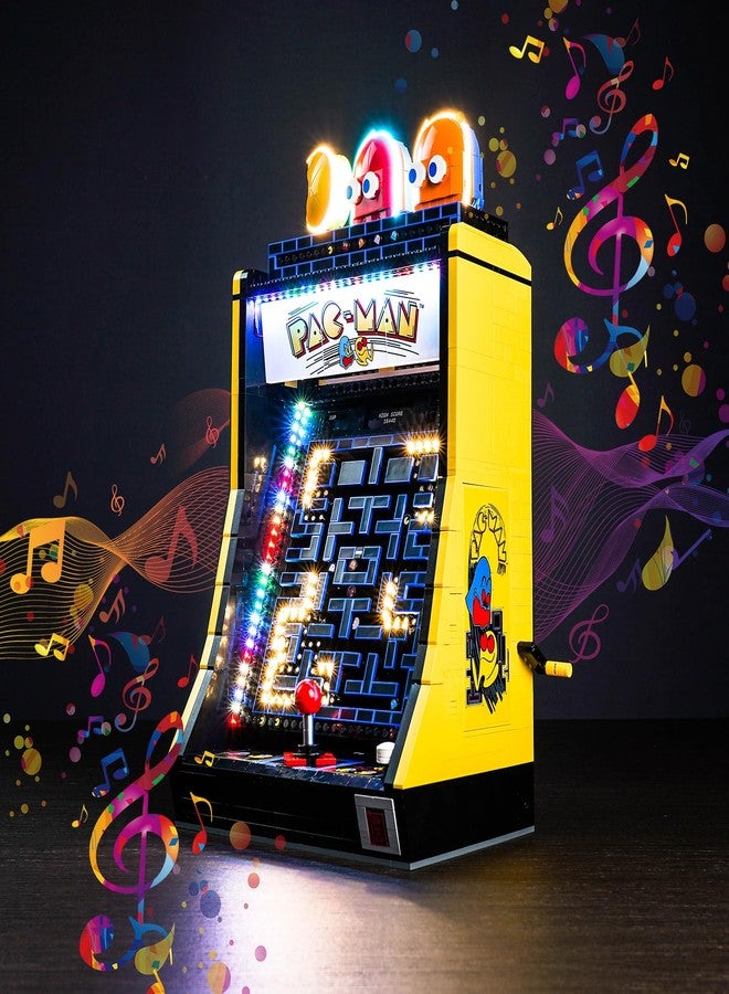 BrickBling LED Light Kit Only, Compatible with Lego 10323 PAC-Man Arcade, Music Version Lighting, Great Gift for Adults-Not Come with Model - Image 1